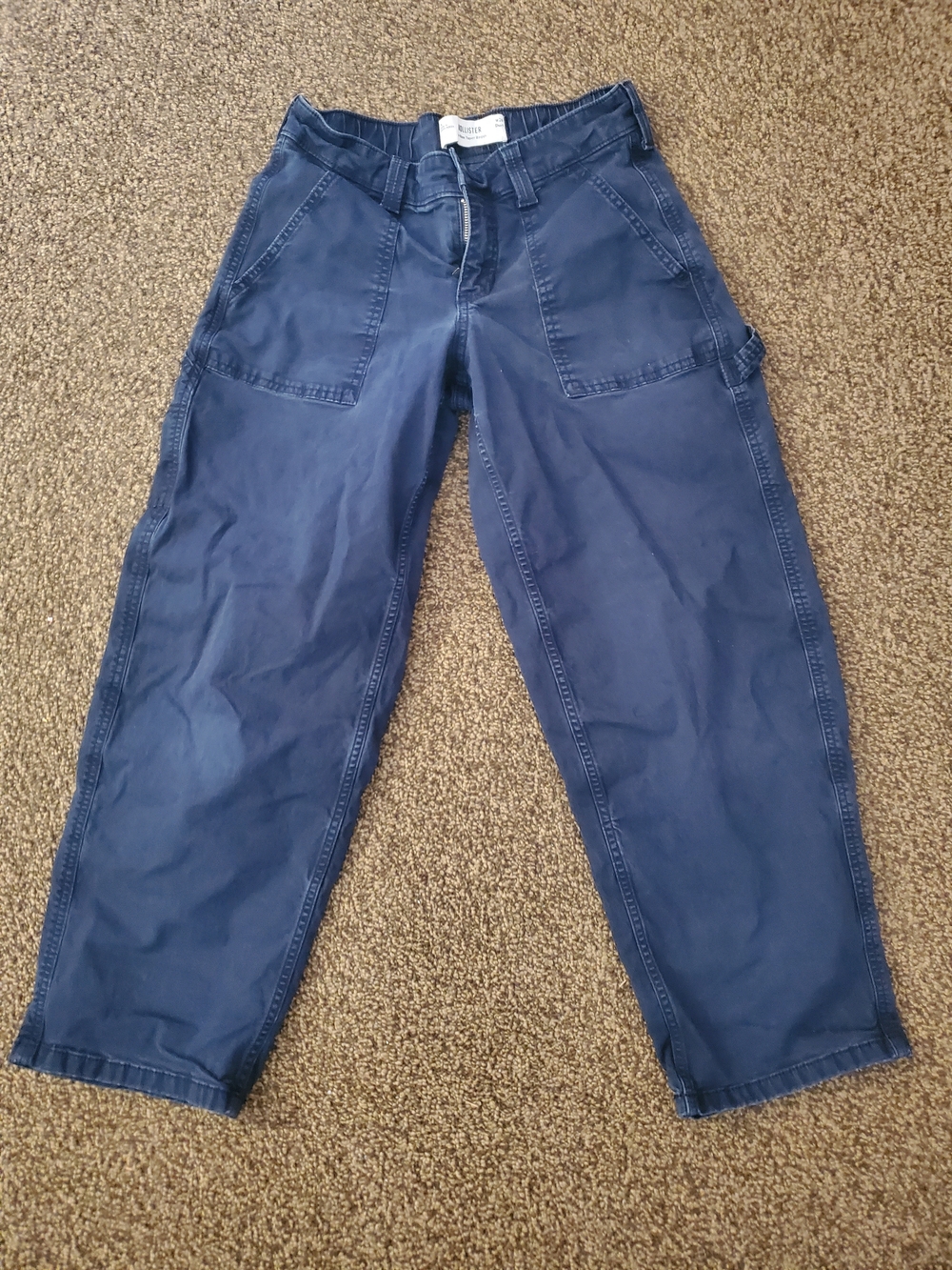 Hollister Baggy Blue Carpenter Pants